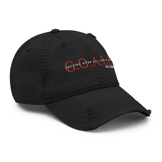 G.O.A.L.S....It's A Lifestyle Distressed Dad Hat